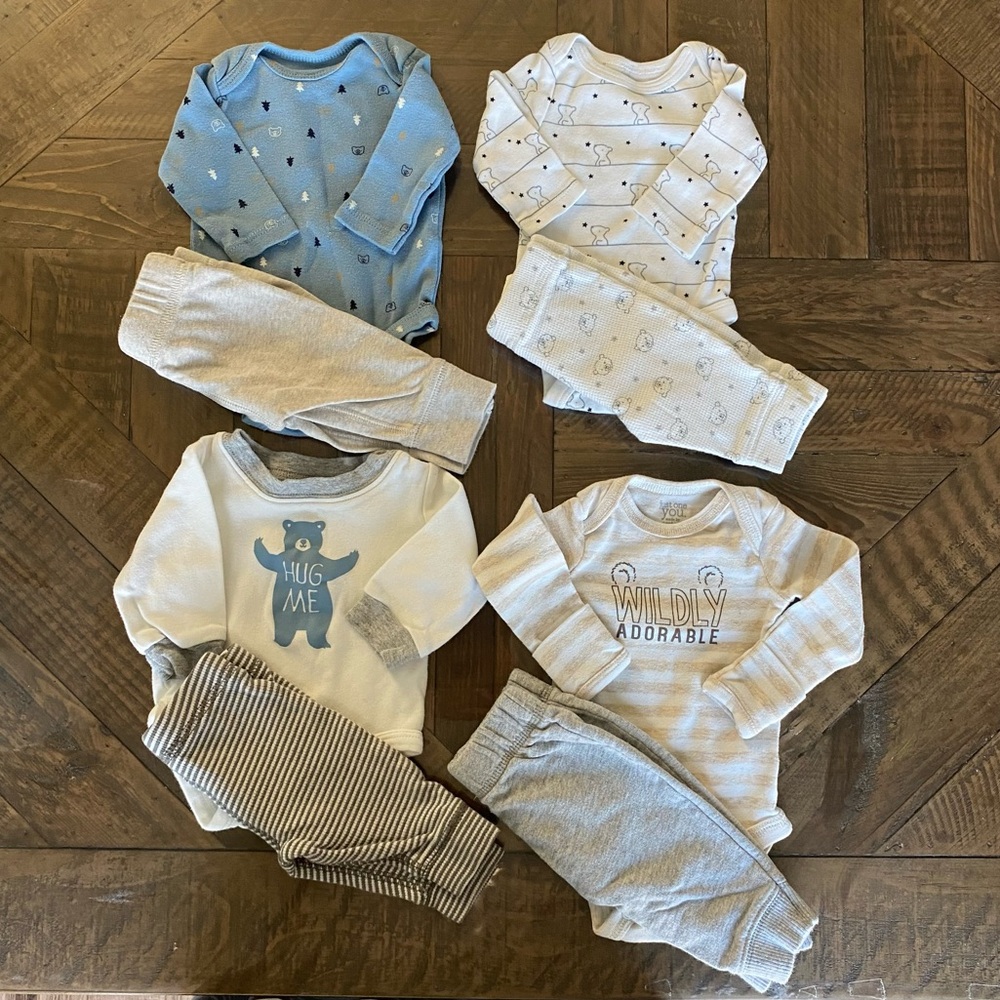 Newborn pj sets